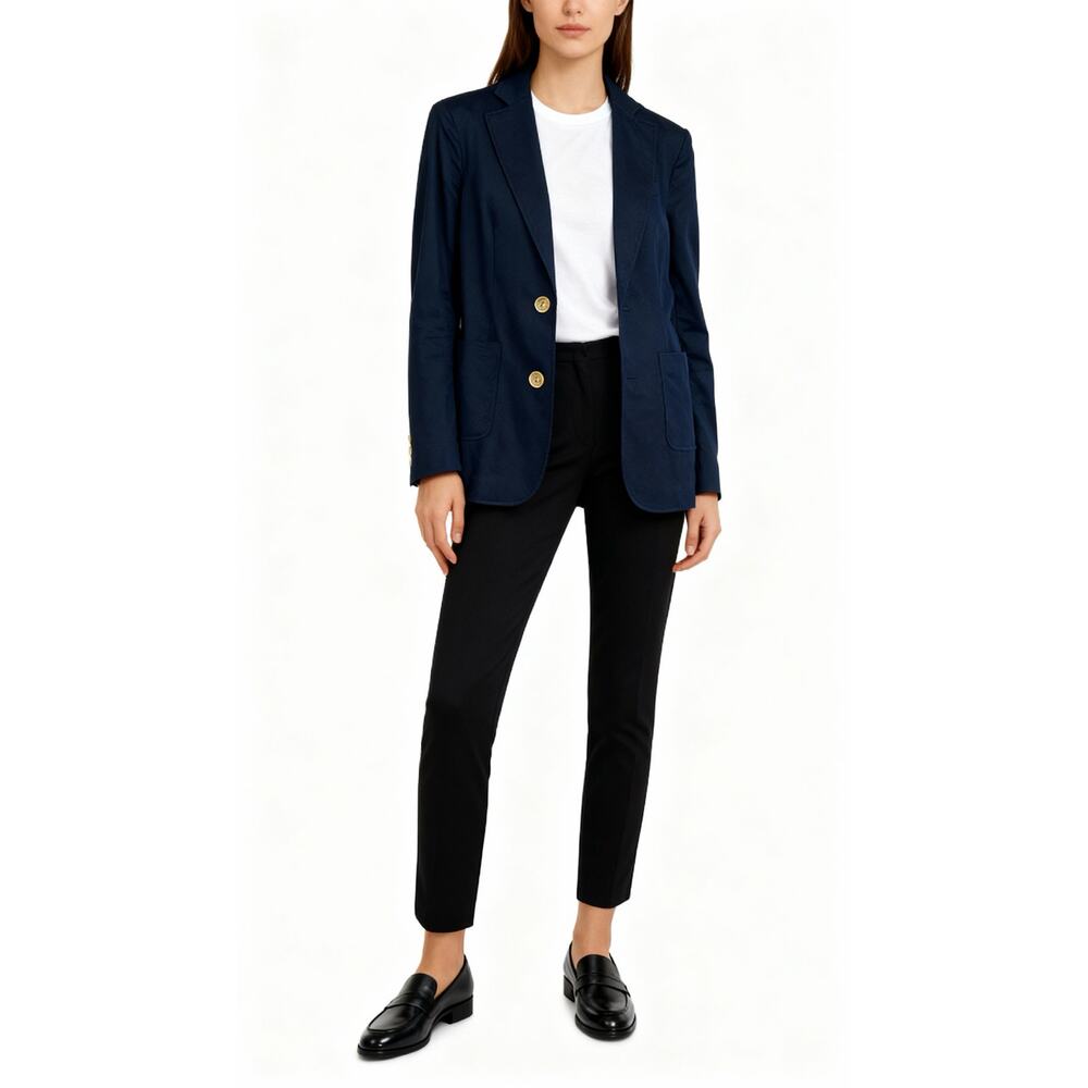 J. Mclaughlin Button Up Tortoise Shell Button Jac… - image 2